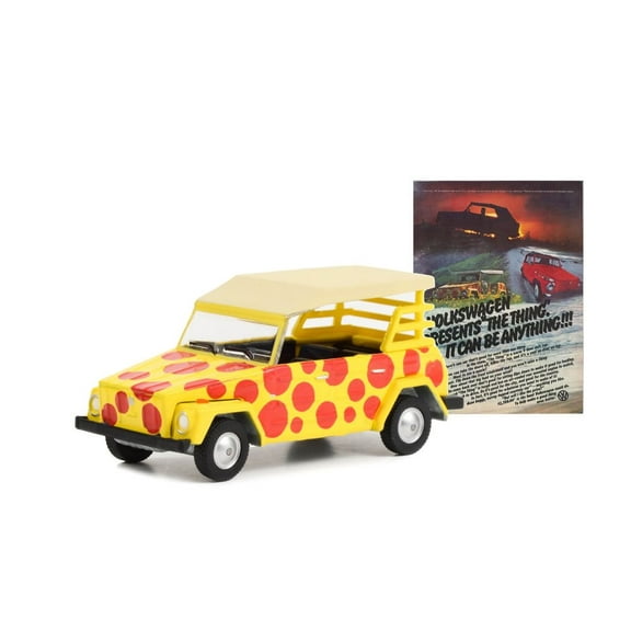 1974 Volkswagen Thing Type 181, Yellow - Greenlight 39110C/48 - 1/64 Scale Diecast Model Car