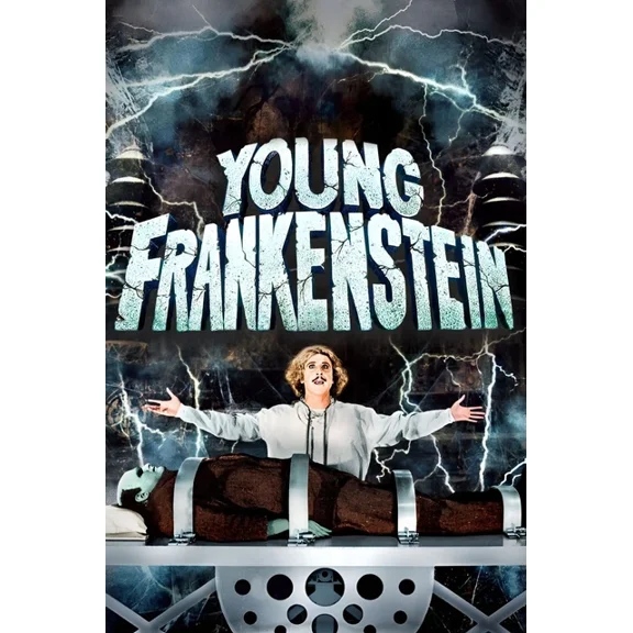 1974 Young Frankenstein Movie Poster Gene Wilder Inga Igor Mel Brooks UNFRAMED PAPER POSTER