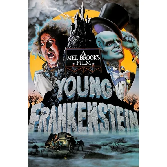 1974 Young Frankenstein Movie Poster Print Gene Wilder Inga Igor Mel Brooks UNFRAMED PAPER POSTER
