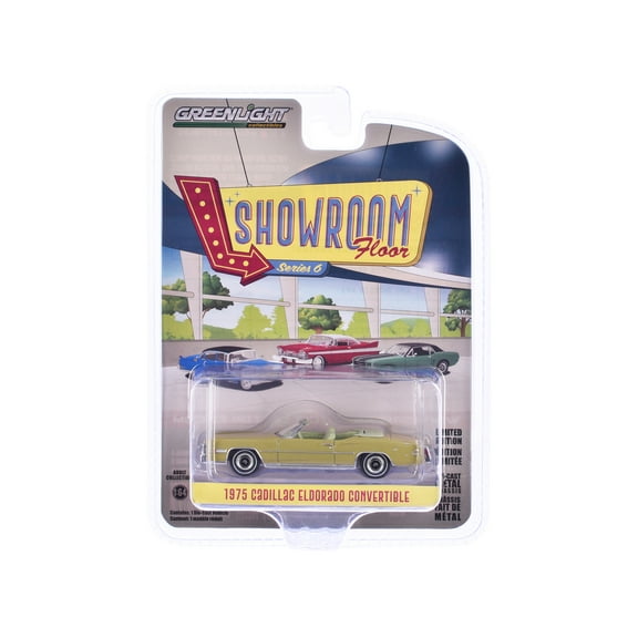 1975 Cadillac Eldorado Convertible Florentine Gold Firemist "Showroom Floor" Series 6 1/64 Diecast Model Car by Greenlight