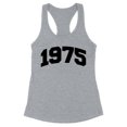 thumbnail image 1 of 1975 College Style Tank Top Fitted Racerback Women's X-Large Heather Grey, 1 of 5