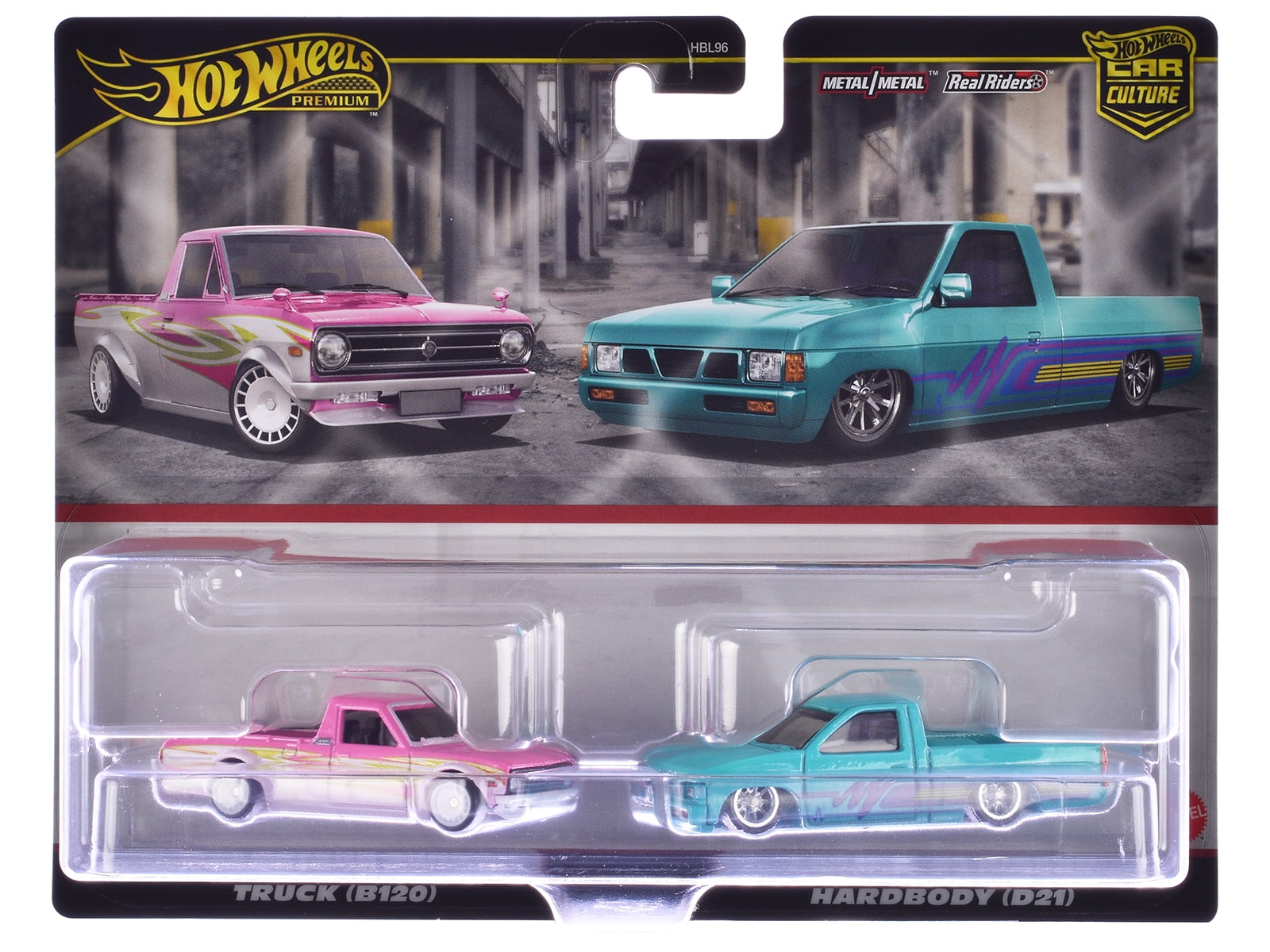 ミニカー Hot Wheels Datsun Sunny Truck 1975 Sth Hot Wheels 2 Pack 1975 Datsun Sunny Truck B120 Custom '93 Nissan