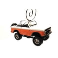 thumbnail image 1 of 1975 Ford Bronco Custom Christmas Ornament 1:64 Diecast Orange & White, 1 of 3