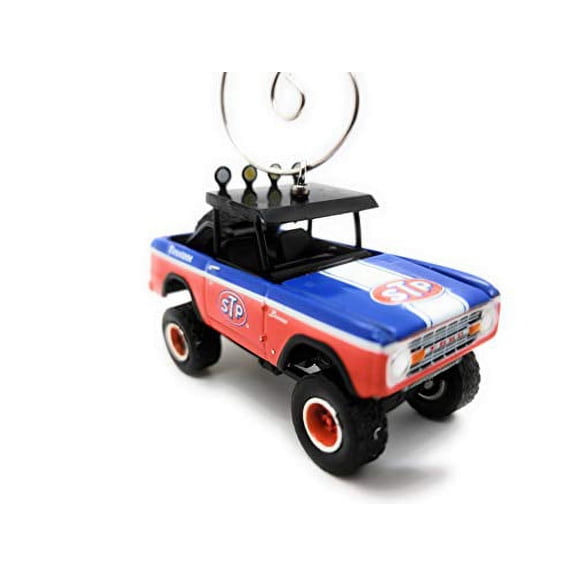 1975 Ford Bronco SUV Custom Christmas Ornament 1:64 Diecast STP