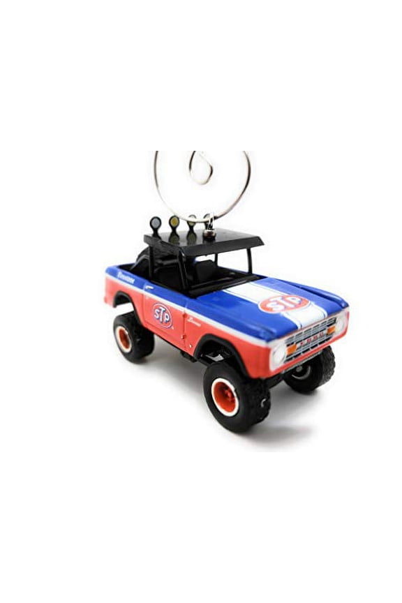 1975 Ford Bronco SUV Custom Christmas Ornament 1:64 Diecast STP