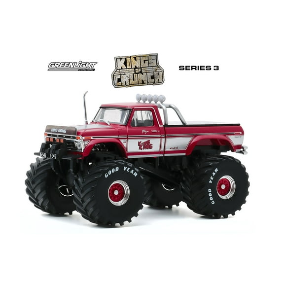 1975 Ford Ford F-250 Monster Truck (with 66-Inch Tires), King Kong - Greenlight 88032 - 1/43 scale Diecast Model Toy Car