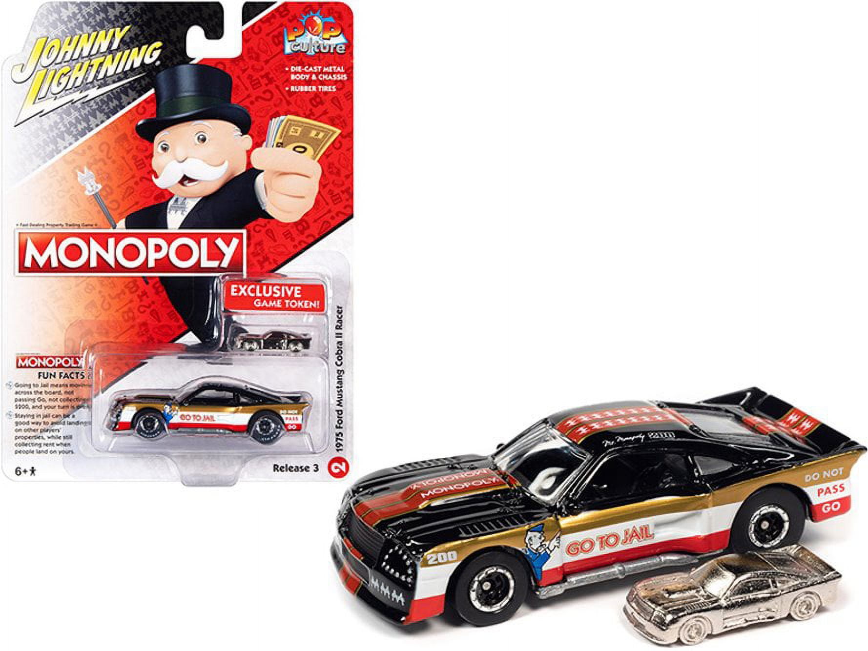 【メーカー公式ショップ】 1975 Ford Monopoly Token, Game w/ Racer II Cobra Mustang ミニカー