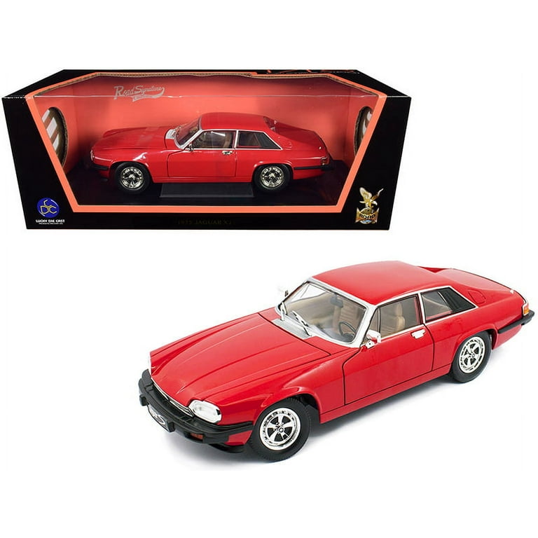 Road Signature 92658r 1975 Jaguar XJS Coupe Red 1 by 18 Diecast
