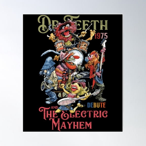 1975 Musical Debut Poster Wall Art, Modern Wall Decor For Living Room Bedroom, 8x12 UNFRAMED