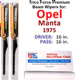 thumbnail image 1 of 1975 Opel Manta Performance Beam Wipers (Set of 2), 1 of 3
