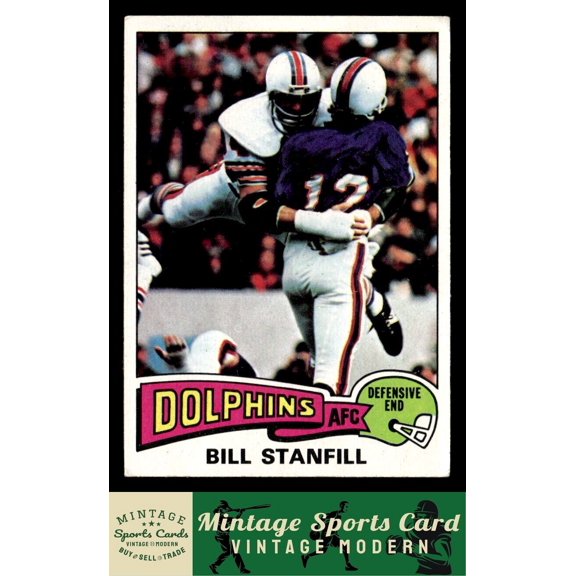 1975 Topps Bill Stanfill #81