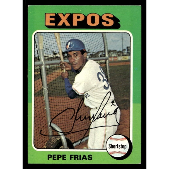 1975 Topps #496 Pepe Frias VG/VG+ Baseball Card Montreal Expos