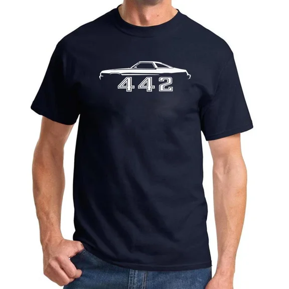 1976 1977 Olds 442 Cutlass Classic Outline Design Tshirt NEW COLORS