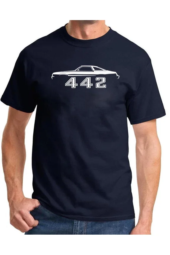 1976 1977 Olds 442 Cutlass Classic Outline Design Tshirt NEW COLORS