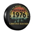 1976 44 Years Old Born In 1976 Spare Tire Cover Case Bag for Gift Car