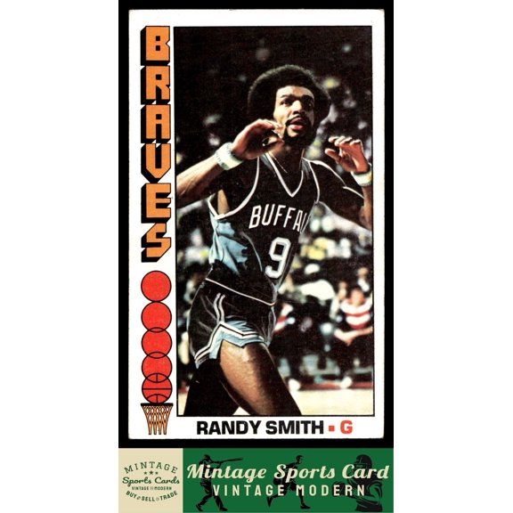 1976-77 Topps Randy Smith #40 Buffalo Braves Basketball Card