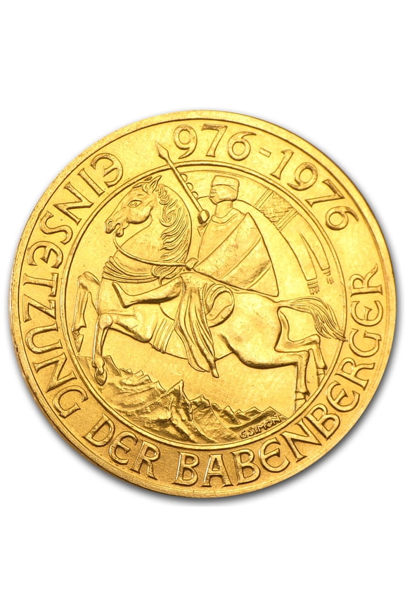 Austria Gold 1000 Schillings BU