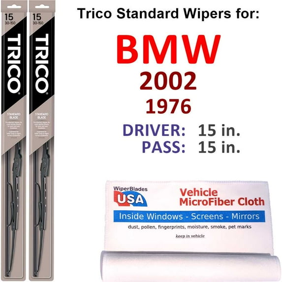 1976 BMW 2002 Wiper Blades (Set of 2)