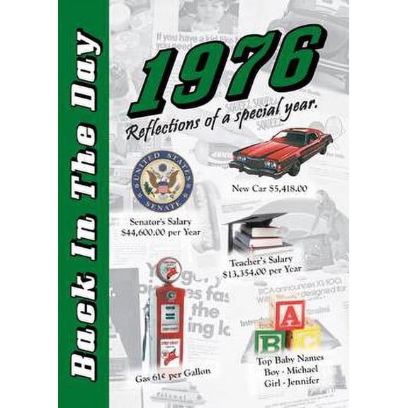 1976 Back In The Day Greeting Card / Booklet (envelope included)