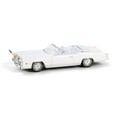 thumbnail image 1 of 1976 Cadillac Eldorado Convertible White with White Interior and Bull Horns Hood Ornament 1/64 Diecast Model Car by Greenlight, 1 of 5