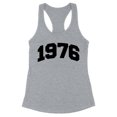 thumbnail image 1 of 1976 College Style Tank Top Fitted Racerback Women's Large Heather Grey, 1 of 5