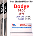 thumbnail image 1 of 1976 Dodge B200 Wiper Blades (Set of 2), 1 of 3