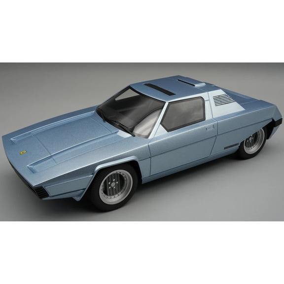 1976 Ferrari 308 GT Rainbow By Bertone Light Blue Metallic "Mythos Series" Limited Edition 1/18 Model Car by Tecnomodel