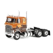 1976 Ford CL 9000 Truck Tractor Brown Two-Tone with Graphics 1/64 Diecast Model by IXO Models