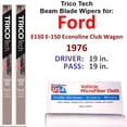 thumbnail image 1 of 1976 Ford E150 E-150 Econoline Club Wagon Beam Blade Wipers (Set of 2), 1 of 4