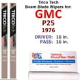 thumbnail image 1 of 1976 GMC P25 Beam Blade Wipers (Set of 2), 1 of 4