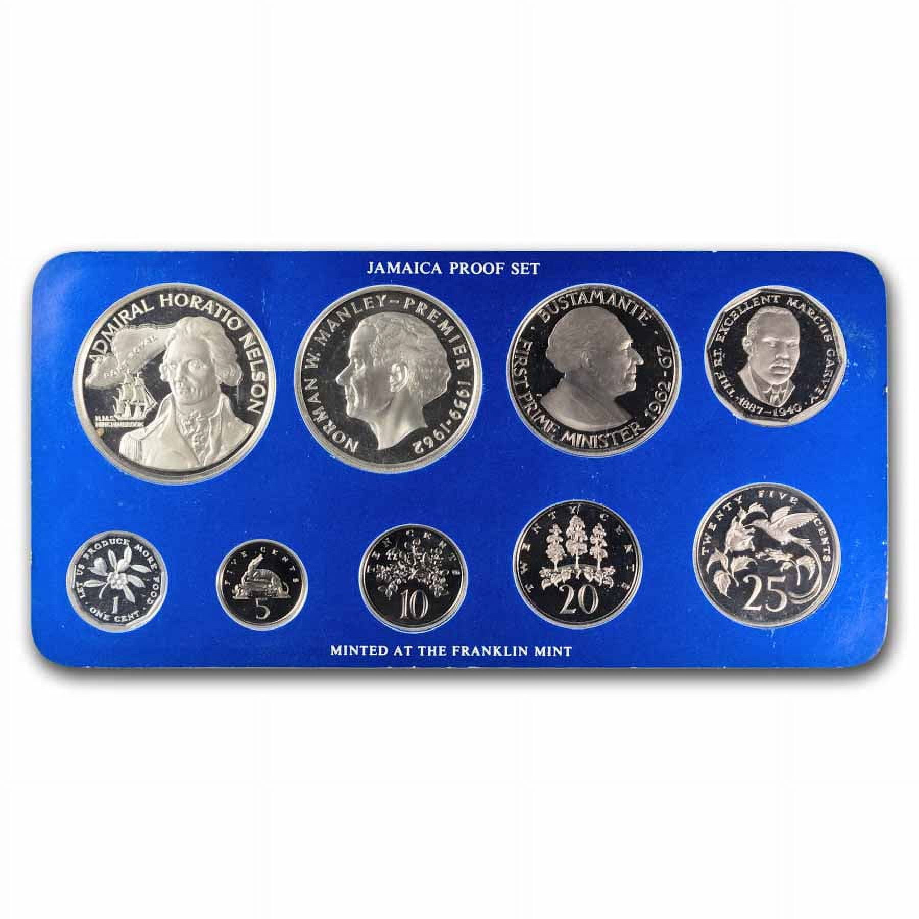 ジャマイカ フランクリンミント 公式法貨 1976年度ジャマイカ公式法貨