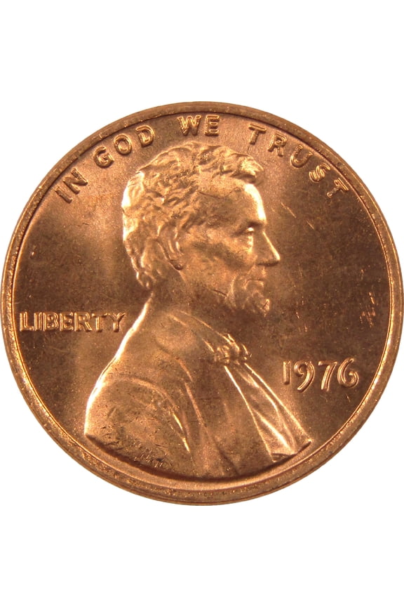 1976 Lincoln Memorial Cent BU Uncirculated Penny 1c Coin