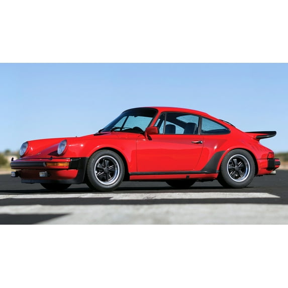 1976 Porsche Turbo Carrera Style B - 24x36 Inch Laminated Poster - Stunning Detail and Bold Colors