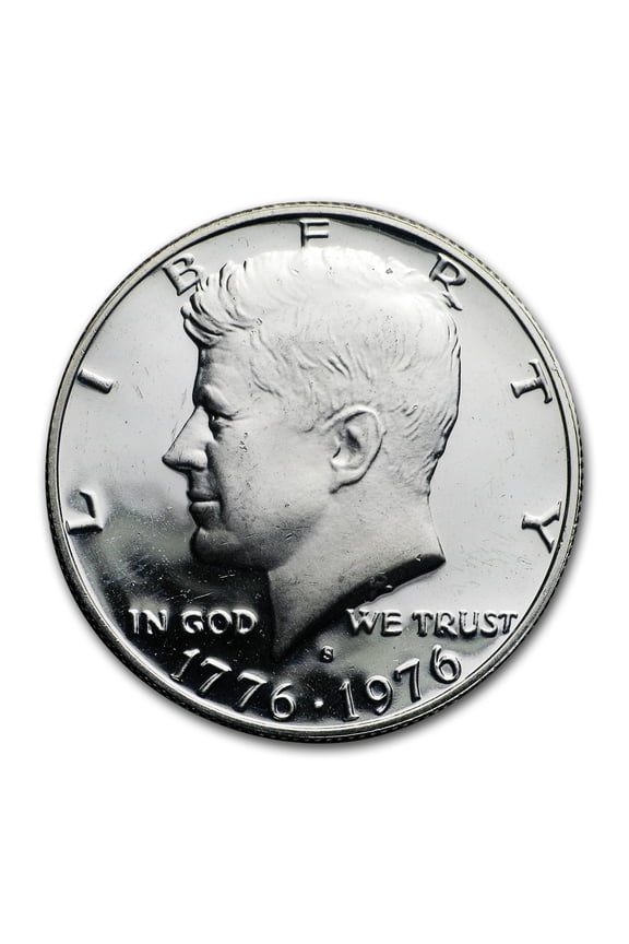 1976-S 40% Silver Kennedy Half Dollar 20-Coin Roll Proof