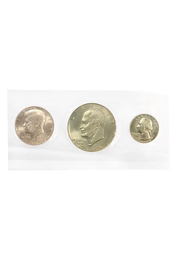 1976-S Bicentennial Silver Unc. 3-Coin Set