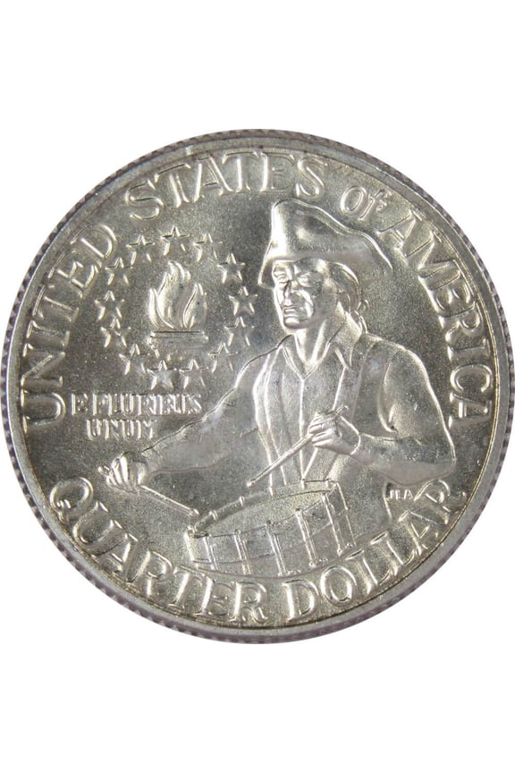 1976 S Washington Bicentennial Quarter BU Uncirculated 40% Silver 25c US Coin