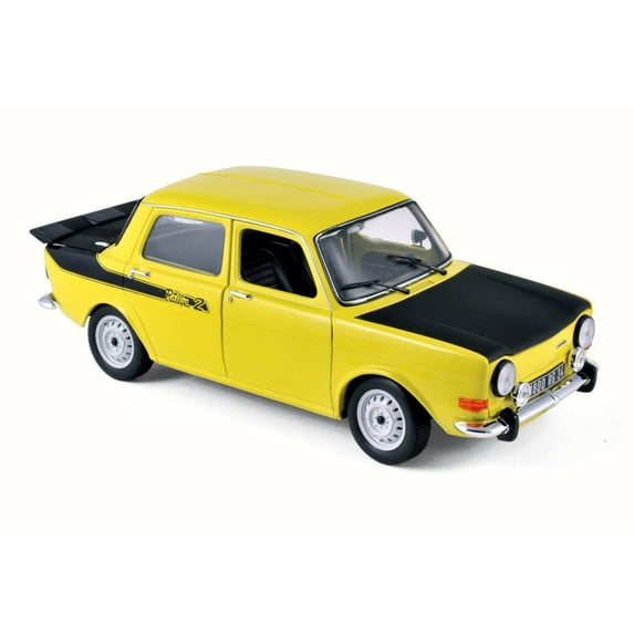 1976 Simca 1000 Rally 2, Maya Yellow - Norev 185708 - 1/18 Scale Diecast Model Toy Car