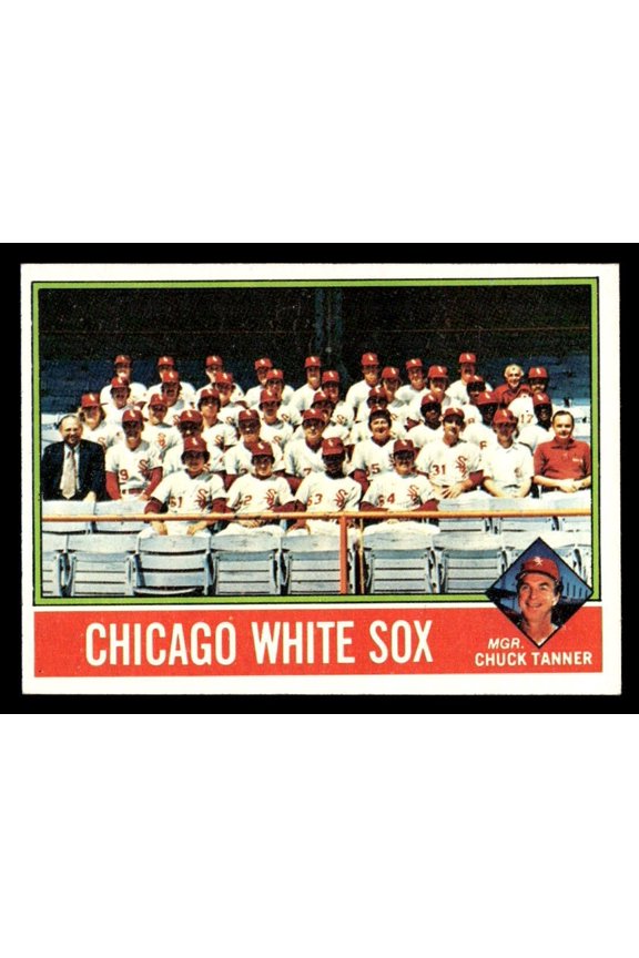 1976 Topps Chicago White Sox Chuck Tanner TC MGR CL Baseball Card #656 GD GD+