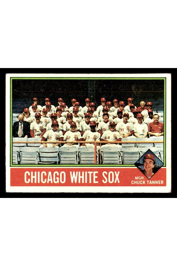 1976 Topps Chicago White Sox Chuck Tanner TC MGR CL #656 Baseball Card