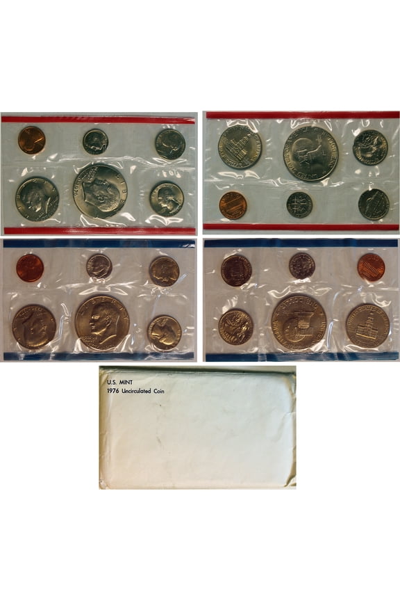 1976 U.S. Mint Set 12 Coins Collectible OGP Set - Bicentennial Coins