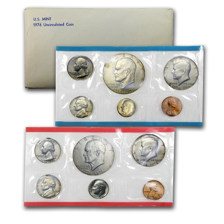 ドミナス　6枚セット U.S. Mint 1976 Mint Set, 12 Uncirculated Coins, Bicentennial