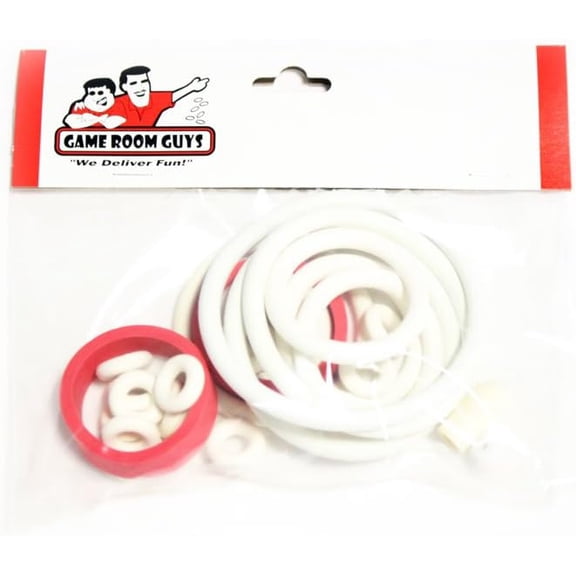 1977 Bally Eight Ball Pinball White Rubber Ring Kit