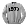 thumbnail image 1 of 1977 College Style Sweatshirt Unisex 3X-Large Grey, 1 of 5