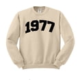 thumbnail image 1 of 1977 College Style Sweatshirt Unisex 3X-Large Sand, 1 of 5
