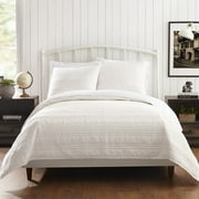 1977 Dry Goods Atmosphere White Cotton Gauze Breathable Quilt/Coverlet, Full/Queen