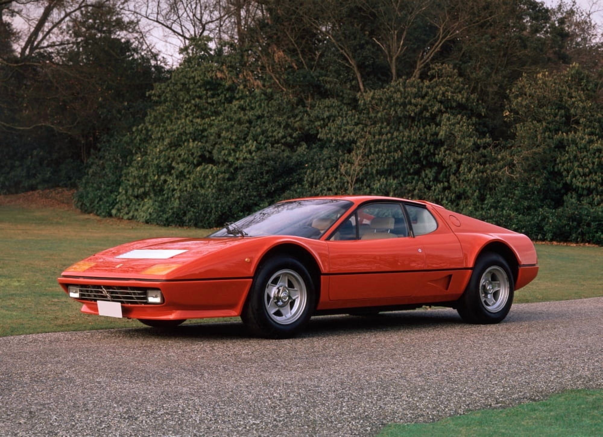 1977 Ferrari 512BB Berlinetta Boxer 5-litre Flat-12 engine developing 340bhp Country of origin Italy Canvas Art - Panoramic Images (18 x 24)