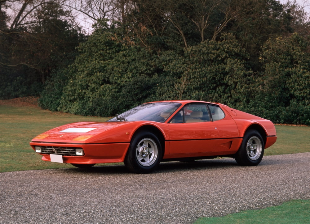 1977 Ferrari 512BB Berlinetta Boxer 5-litre Flat-12 engine developing 340bhp Country of origin Italy Canvas Art - Panoramic Images (24 x 36)