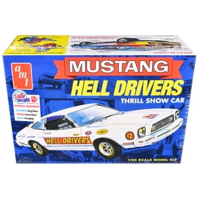 Skill 2 Model Kit 1977 Ford Mustang "Hell Drivers" Thrill Show Car 1 25 Scale Model by AMT