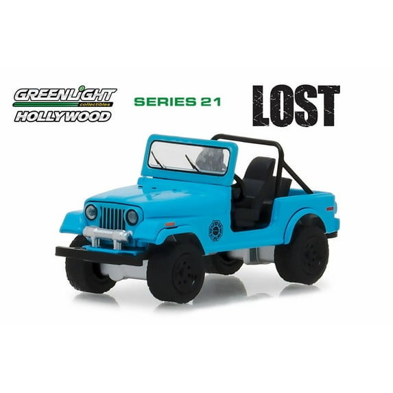 1977 Jeep CJ-7, LOST - Greenlight 44810F/48 - 1/64 scale Diecast Model Toy Car