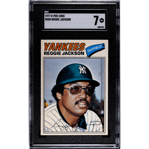1977 O-Pee-Chee Reggie Jackson #200 SGC 7